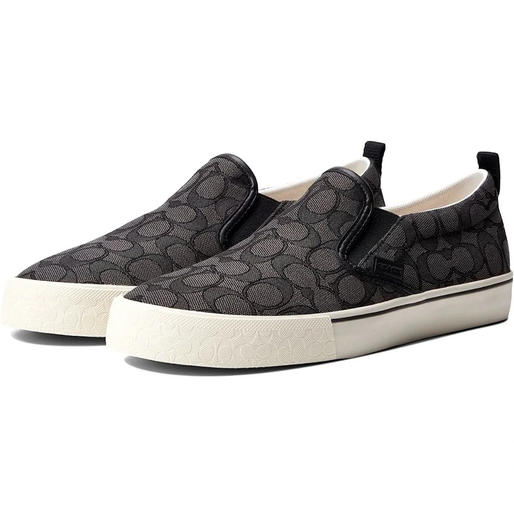 Coach Jacquard Slip-on Skate Shoes NWOB Men's 8.5